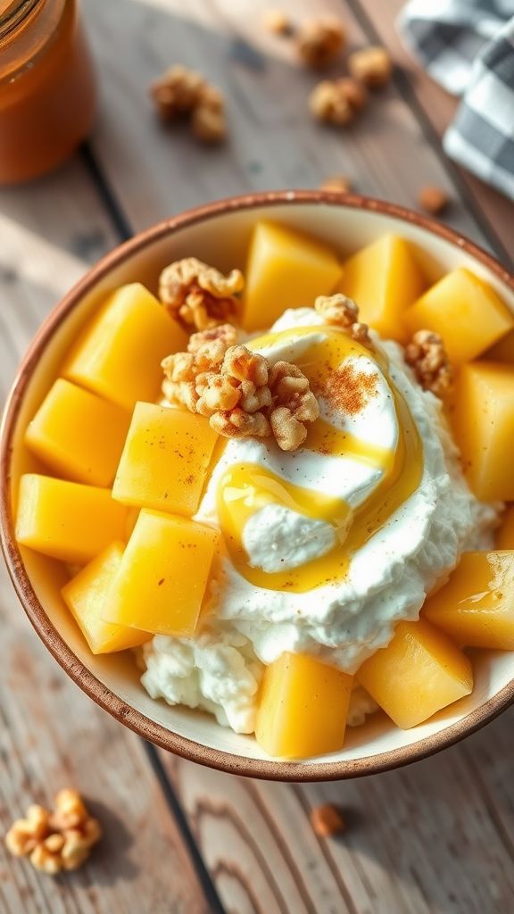 Cottage Cheese and Pineapple Bowl  