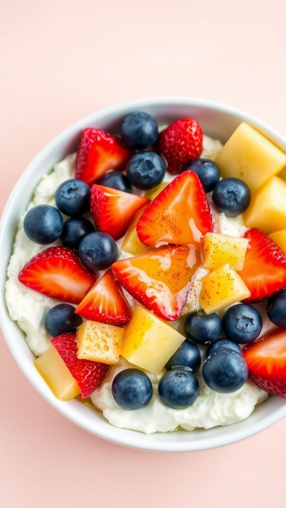 Cottage Cheese Fruit Bowl  