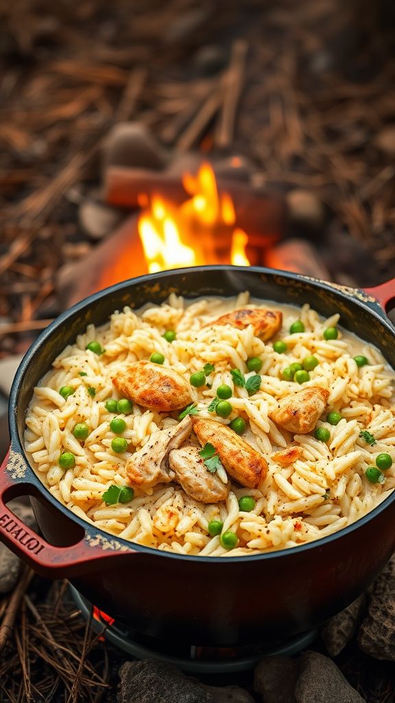 Cozy Campfire Chicken and Rice