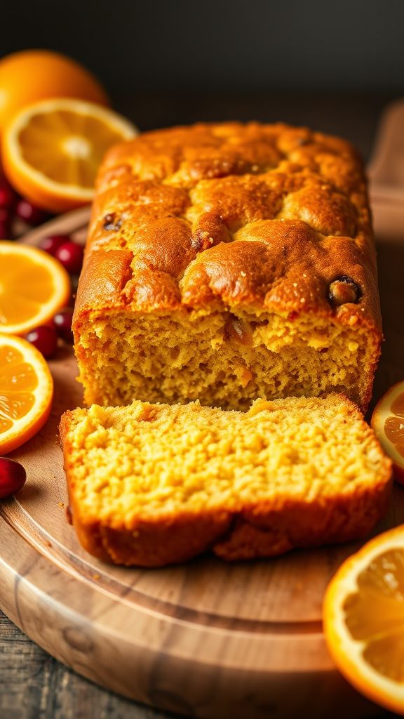 Cranberry Orange Vegan Cornbread