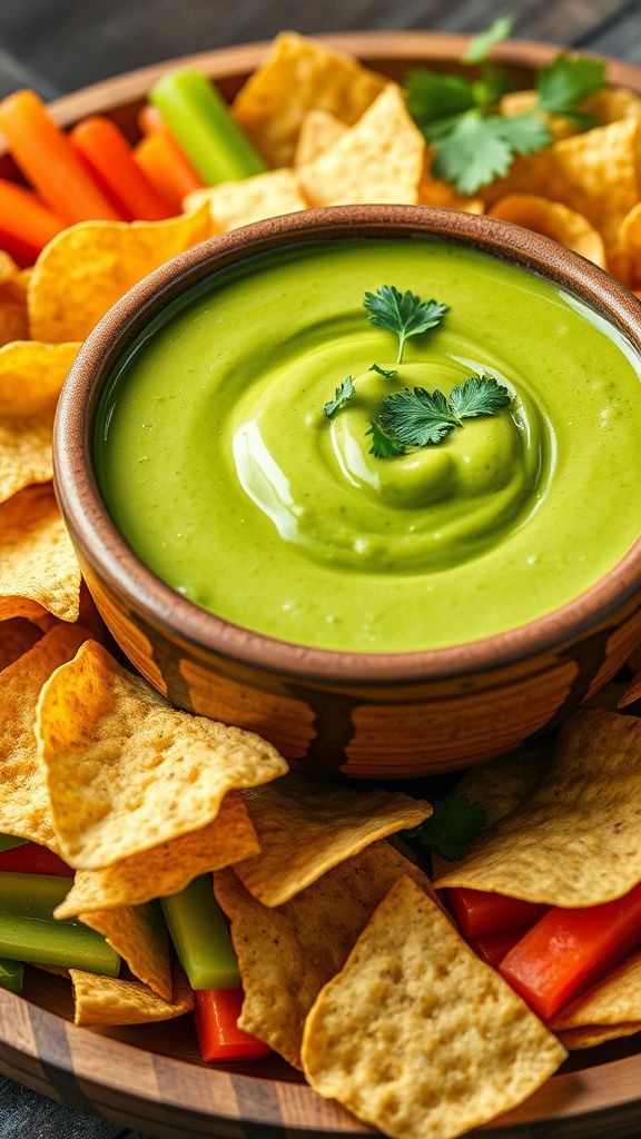 Creamy Avocado and Spinach Dip