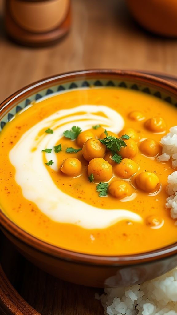 Creamy Coconut Curry with Chickpeas