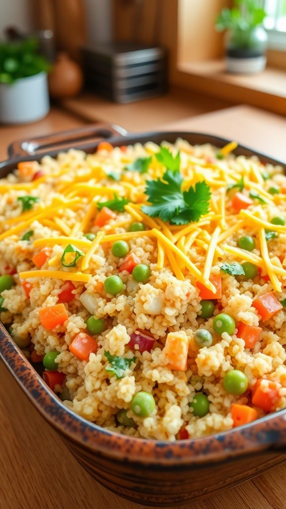 Creamy Coconut Quinoa Casserole  