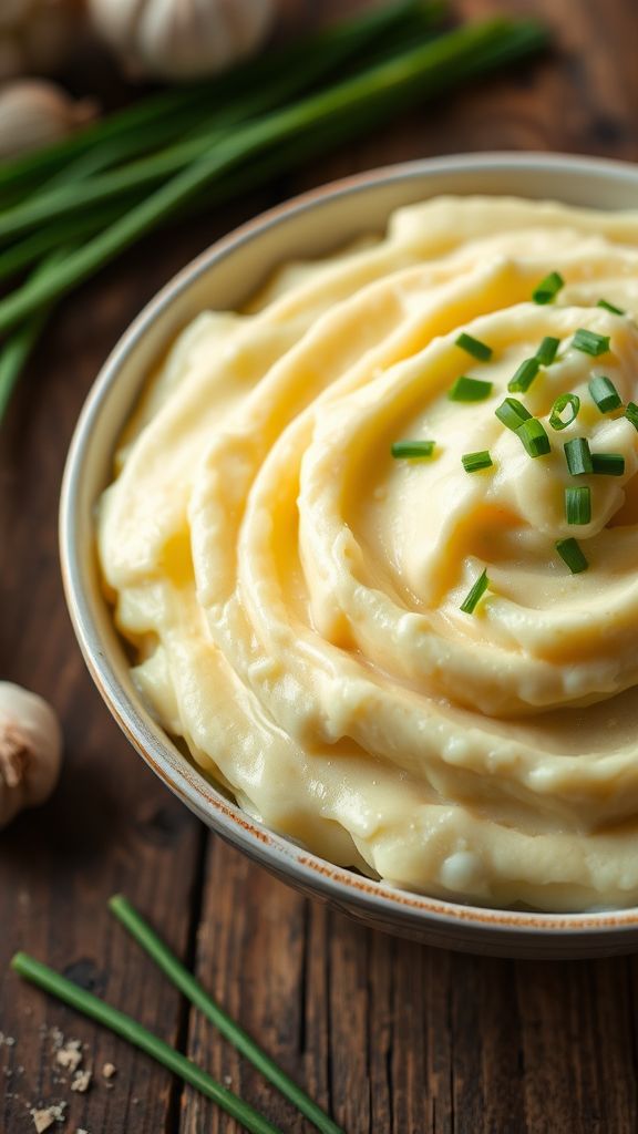 Creamy Garlic Vegan Mashed Potatoes