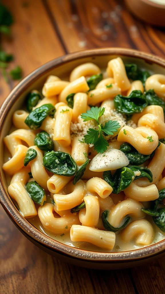 Creamy Spinach and Artichoke Mac