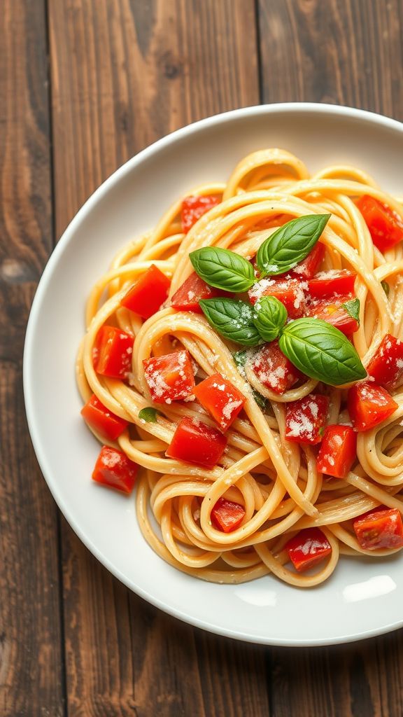 Creamy Tomato Basil Pasta  