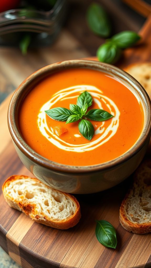 Creamy Tomato Basil Soup  