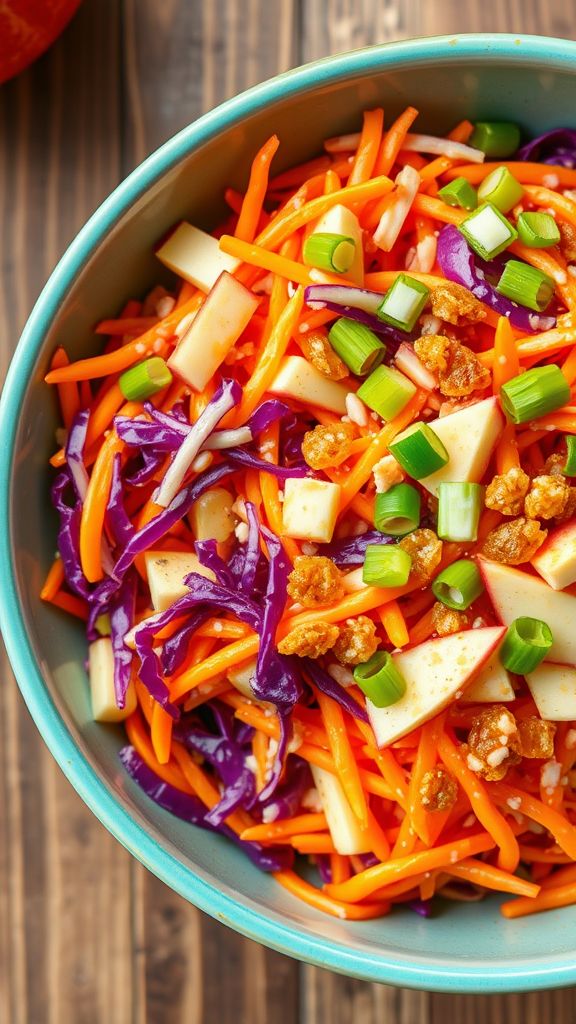 Crunchy Carrot and Apple Slaw