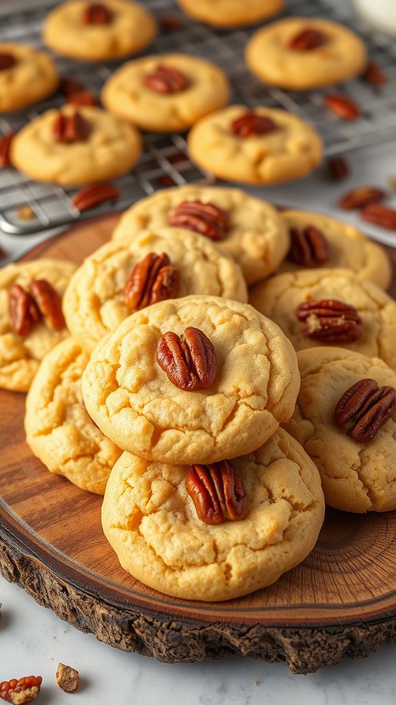 Crunchy Maple Pecan Cookies