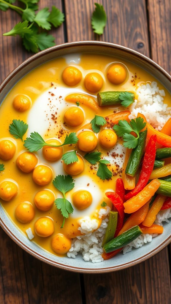 Curry Coconut Chickpeas