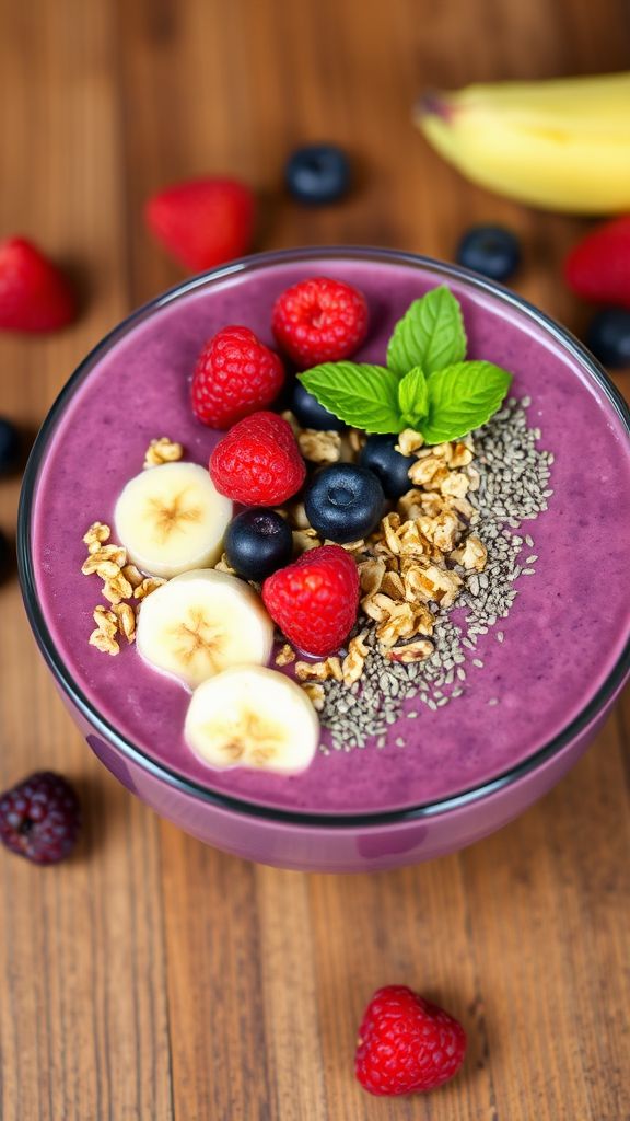 Easy Berry Smoothie Bowl