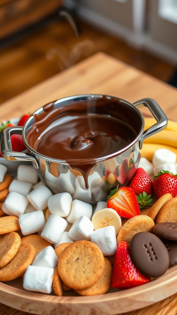 Easy Chocolate Fondue  