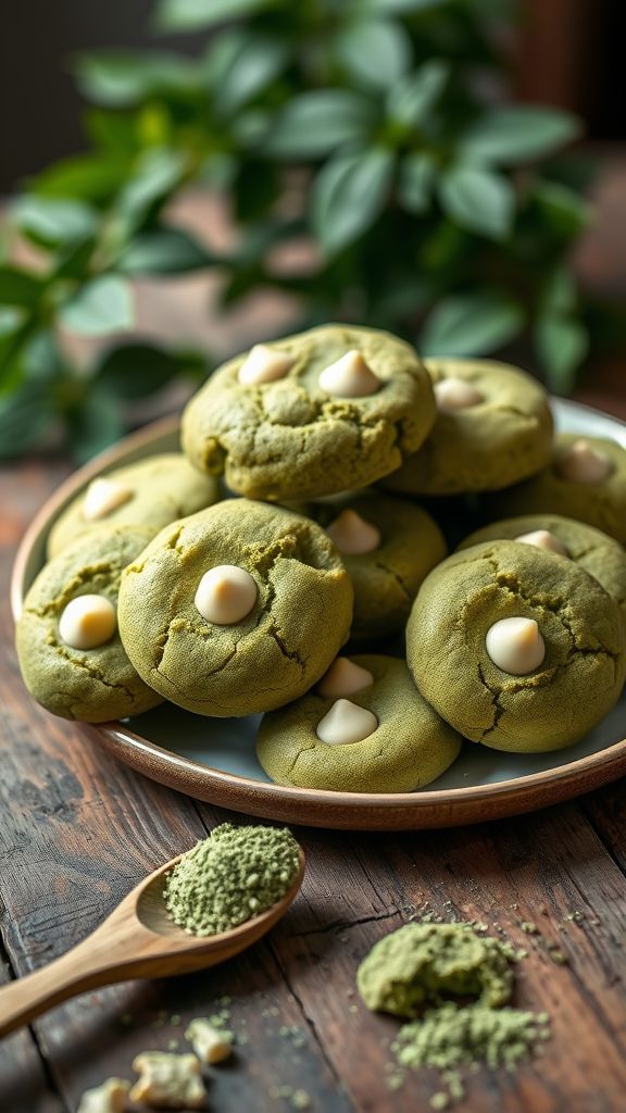 Easy Matcha Green Tea Cookies