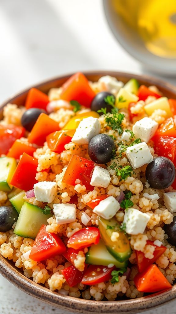 Easy Packable Mediterranean Couscous