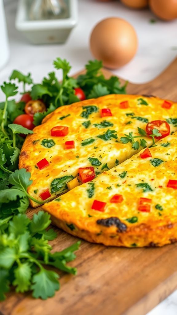 Easy Veggie and Cheese Frittatas