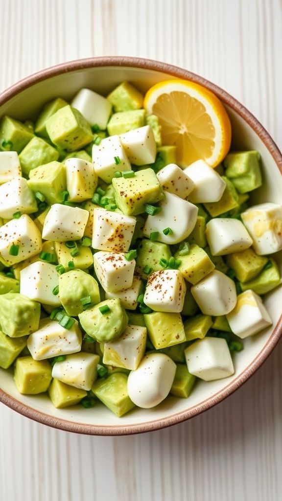 Egg Avocado Salad with Chives