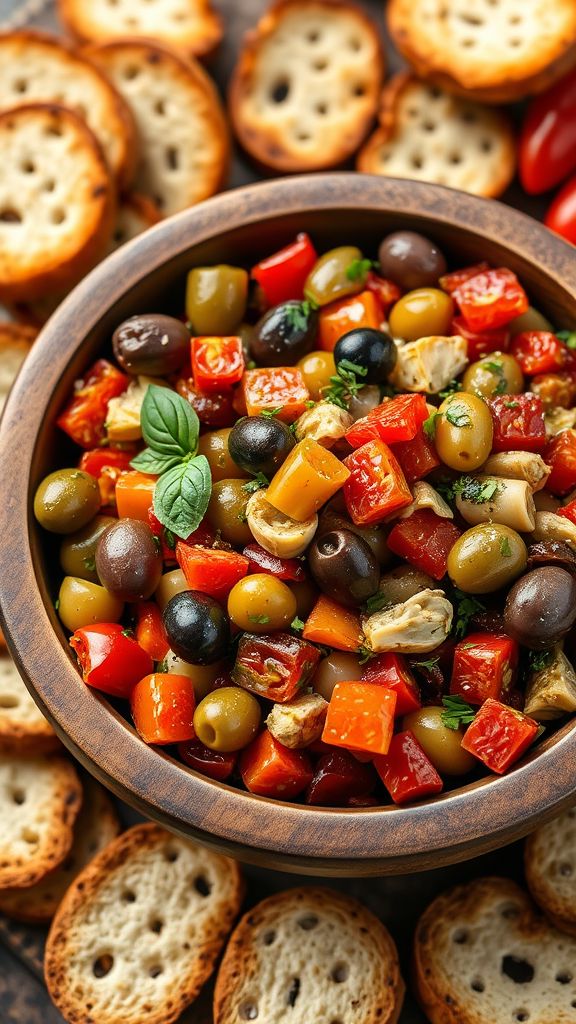 Exotic Marinated Antipasto Spread