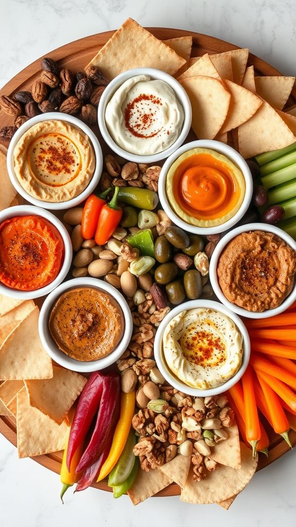 Exotic Spices & Dips Tasting Board