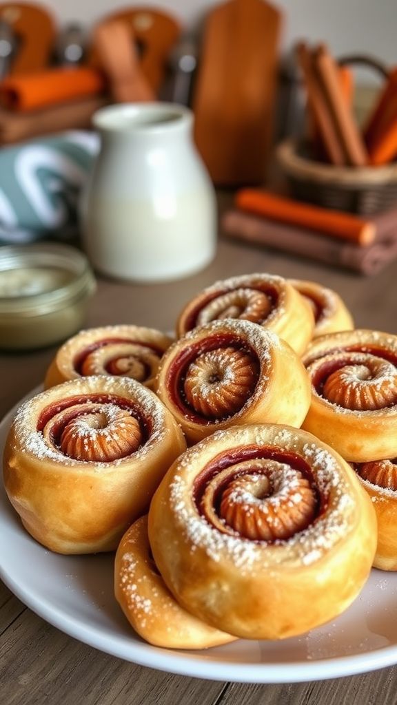 Fluffy Vegan Cinnamon Swirls