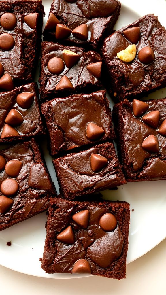 Fudgy Avocado Delight Brownies