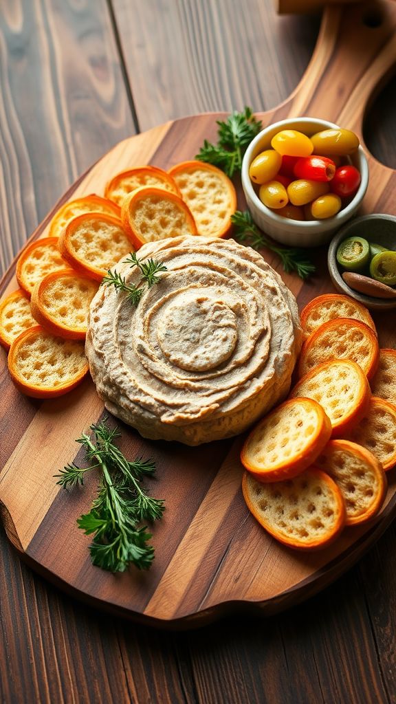 Gourmet Vegan Pâté & Crostini Board