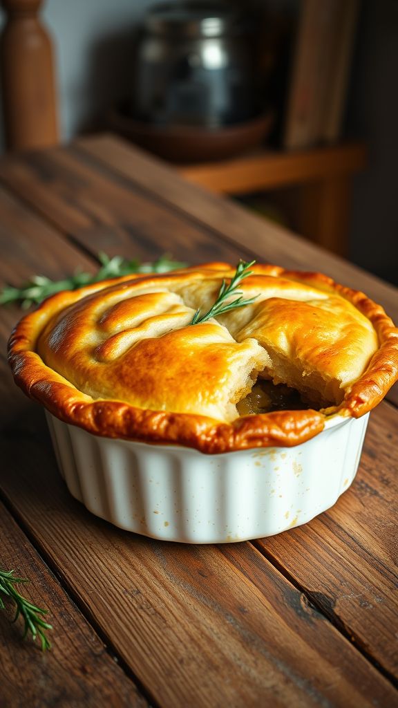 Hearty Lentil and Potato Pot Pie  