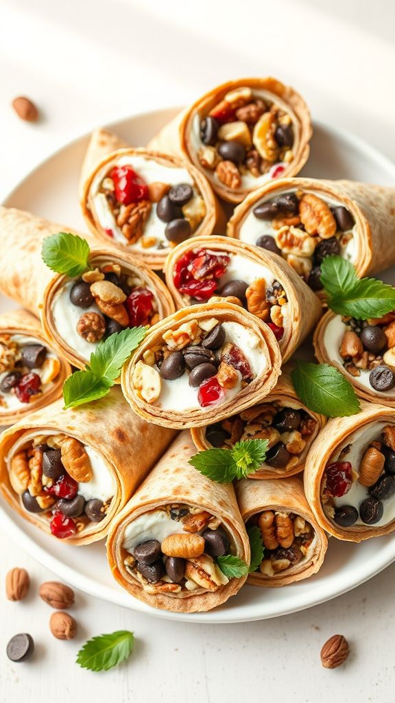 Hearty Trail Mix Wraps