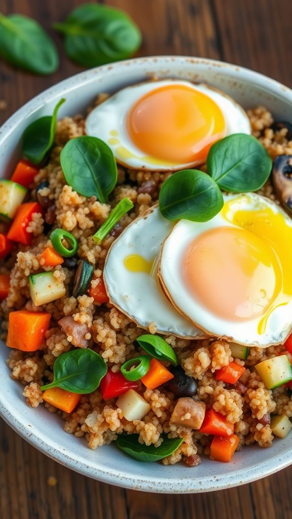 Hearty Vegetable and Quinoa Hash