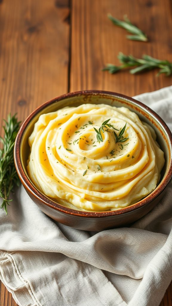 Herb-Infused Vegan Mashed Potatoes