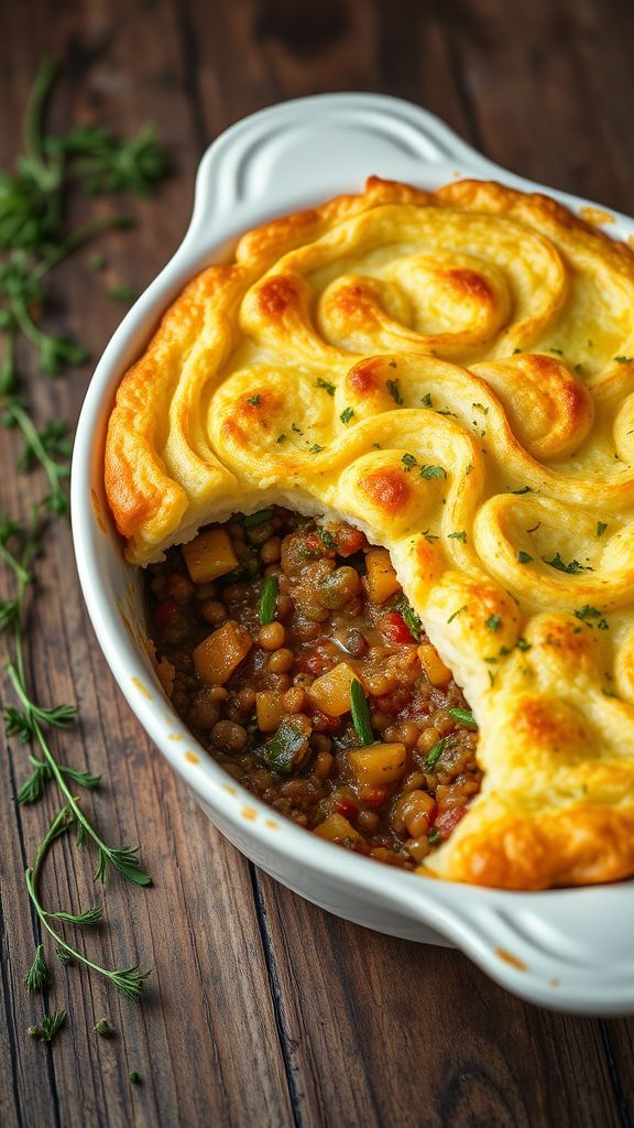 Herb-infused Vegetable Shepherd's Pie