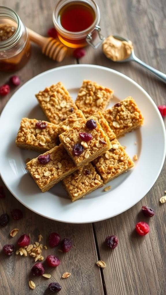 Homemade Granola Bars for Energy  