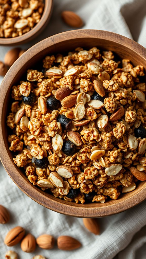 Honey Almond Protein Granola 