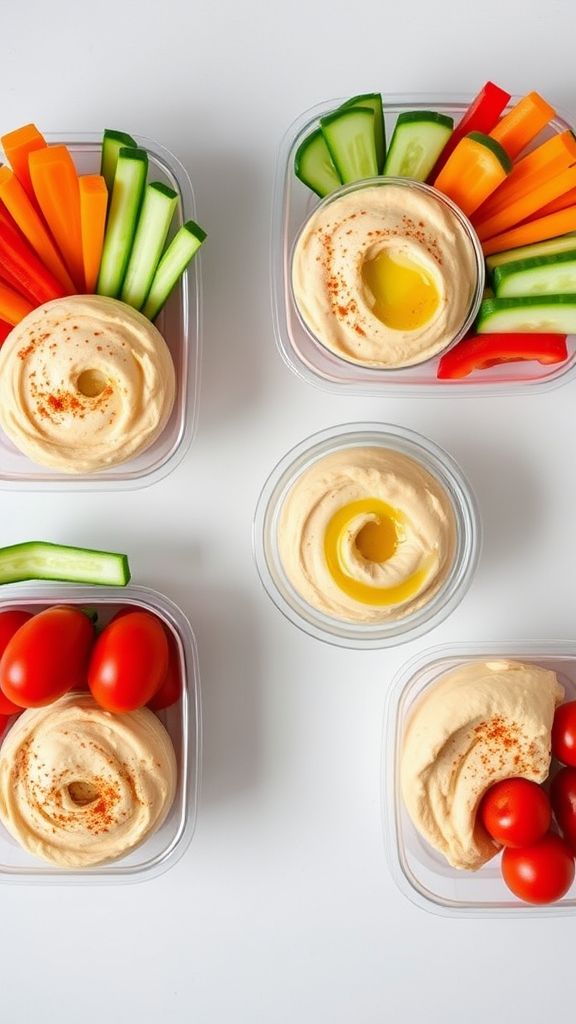 Hummus and Veggie Snack Packs