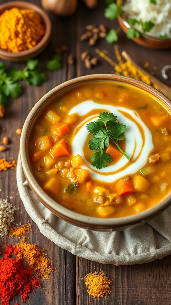 Indian Mulligatawny Soup  