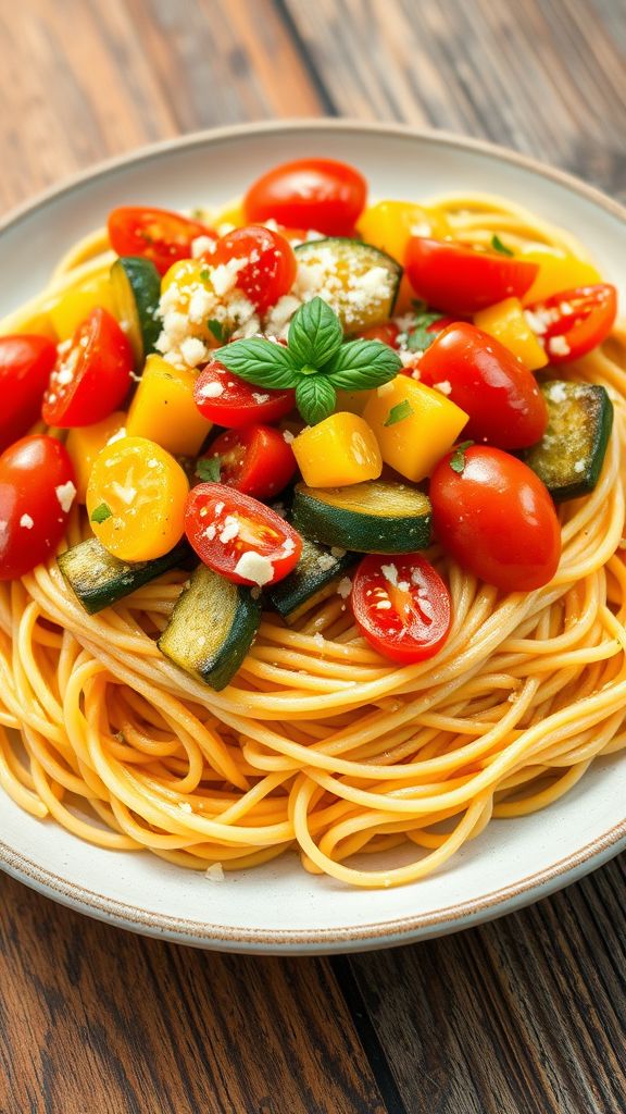 Inexpensive Pasta Primavera