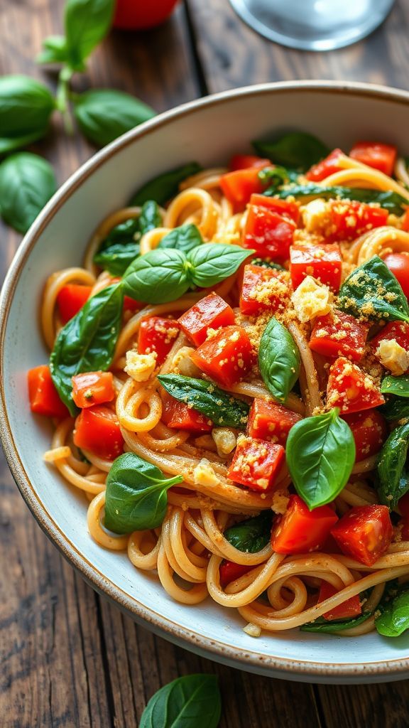 Italian Herb & Tomato Vegan Pasta Toss