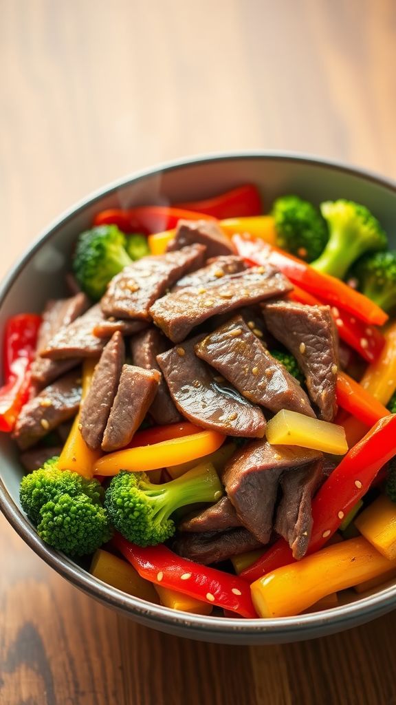 Lean Beef Stir-Fry with Veggies  