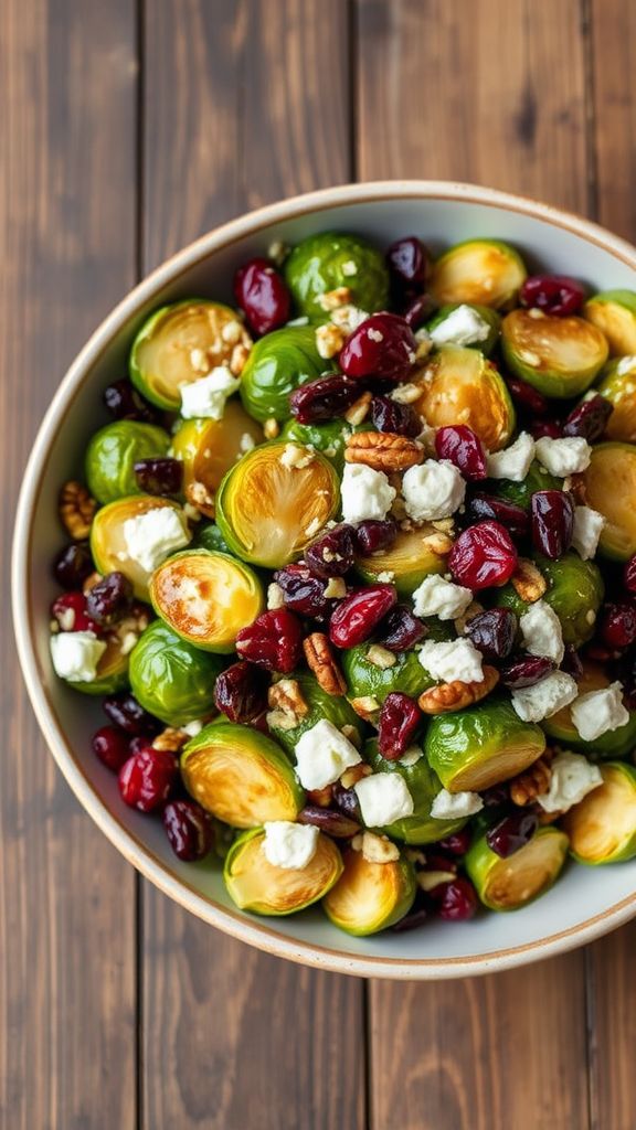 Maple-Balsamic Brussels Sprout Salad