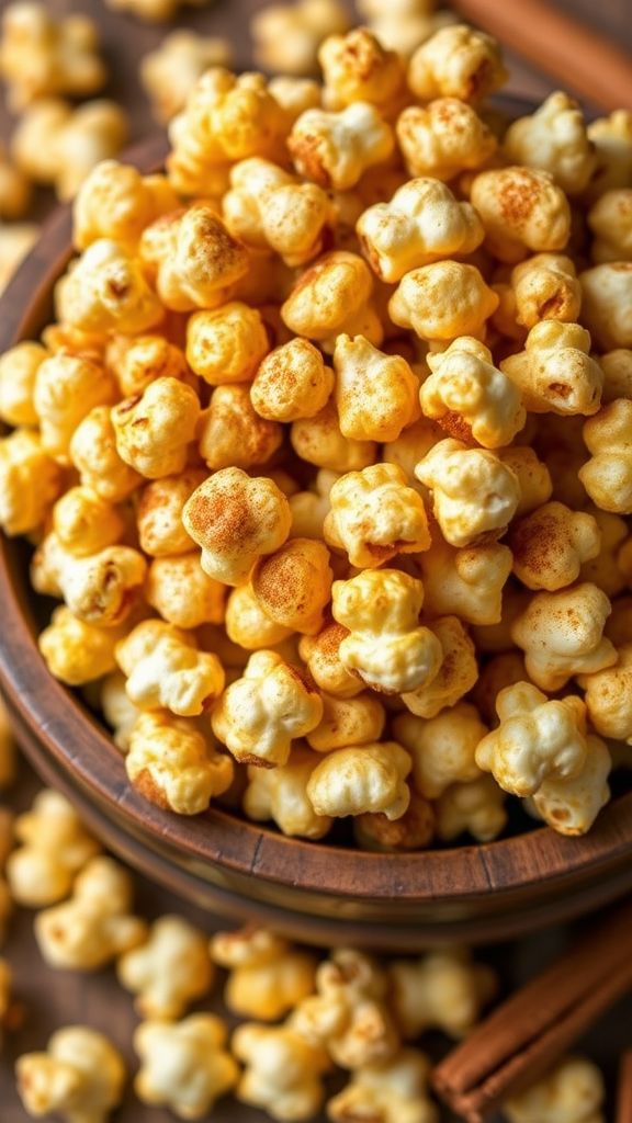 Maple Cinnamon Popcorn  