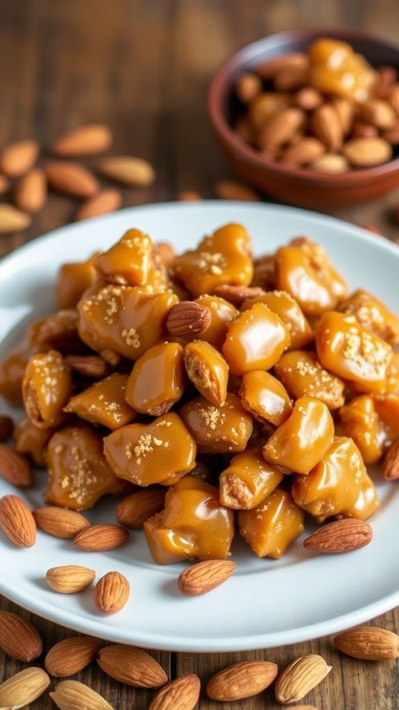 Maple Glazed Almond Clusters