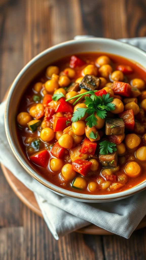 Mediterranean Chickpea Chili