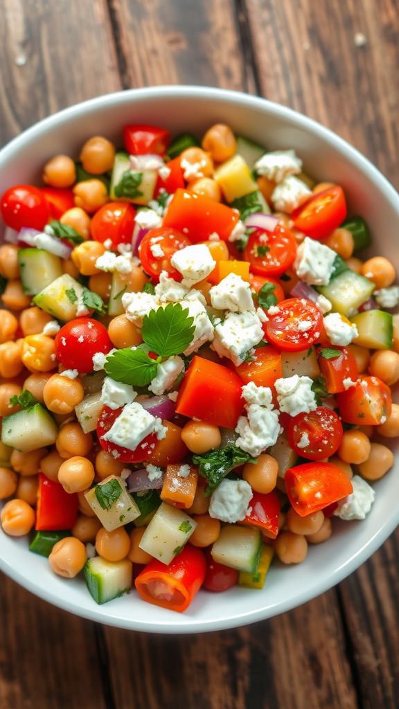 Mediterranean Chickpea Salad  