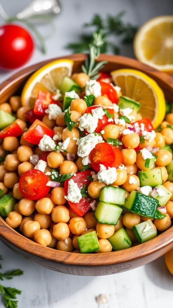 Mediterranean Chickpea Salad