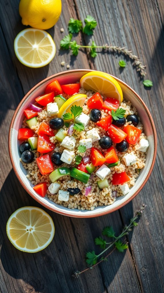 Mediterranean Grain Salad  