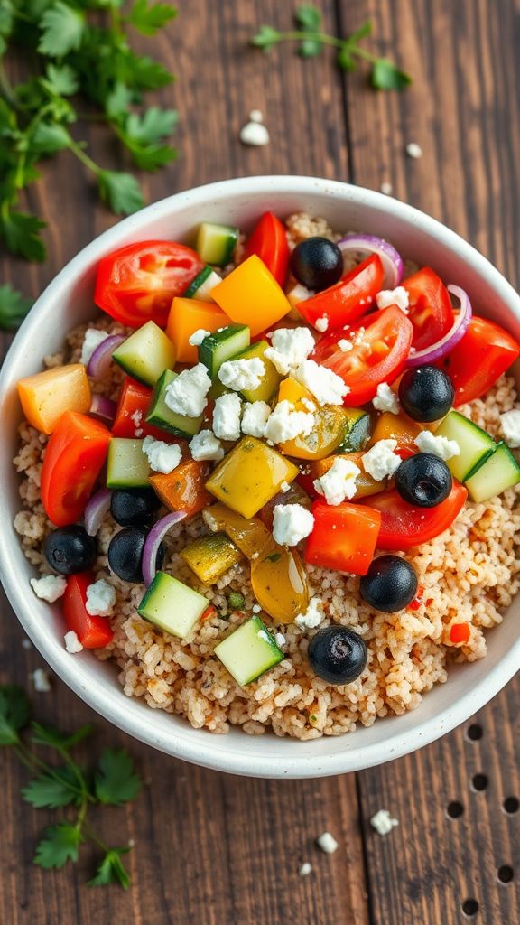 Mediterranean Quinoa Bowls