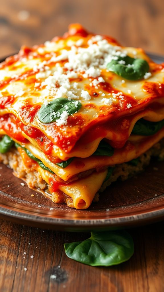 Mediterranean Quinoa Lasagna  