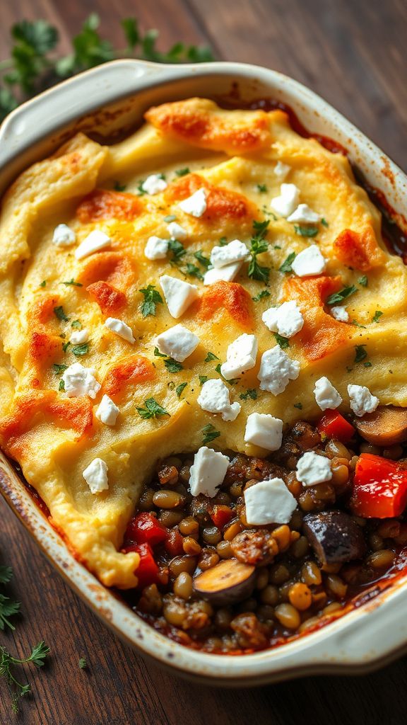 Mediterranean Shepherd's Pie with Eggplant