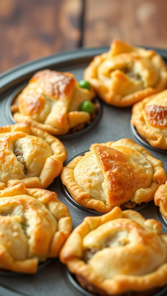 Mini Meat Pies with Veggies