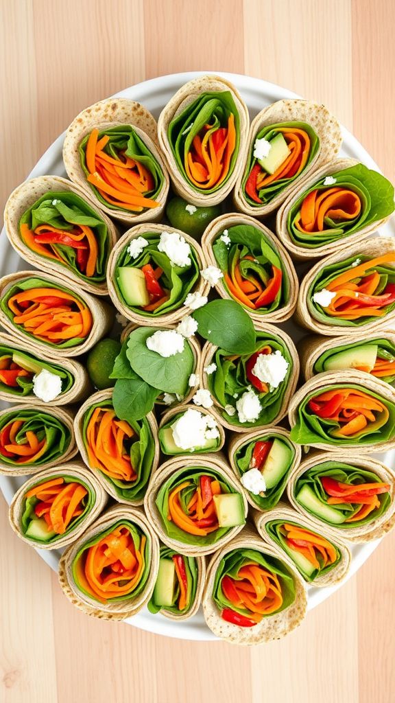 Mini Veggie Wraps  