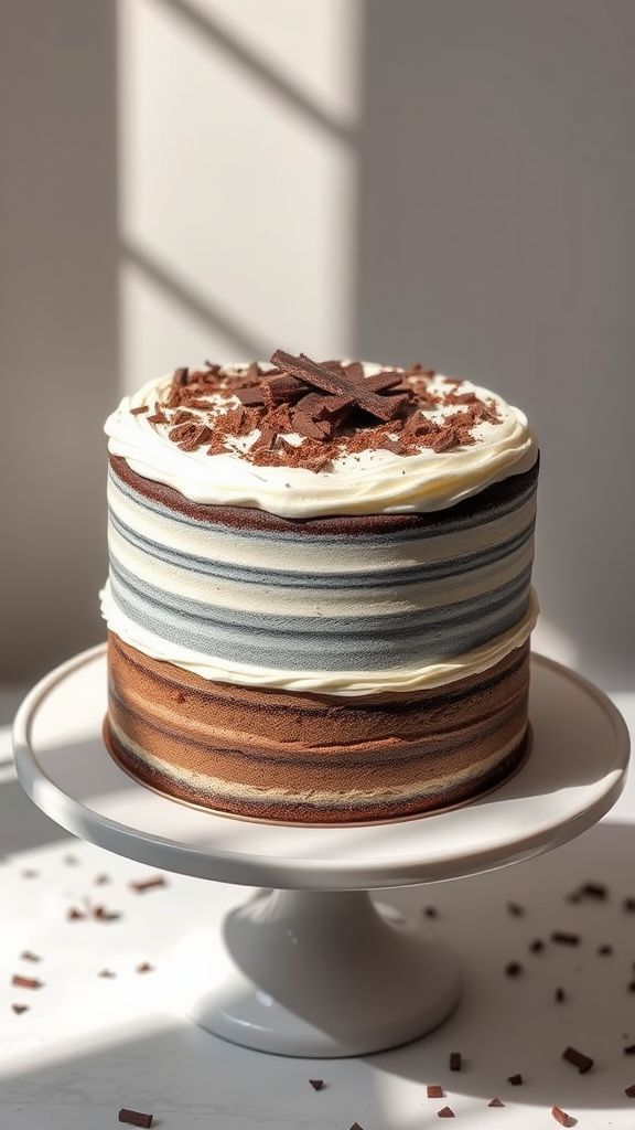 Mocha Espresso Celebration Cake